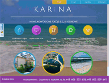 Tablet Screenshot of karina.wladyslawowo.com
